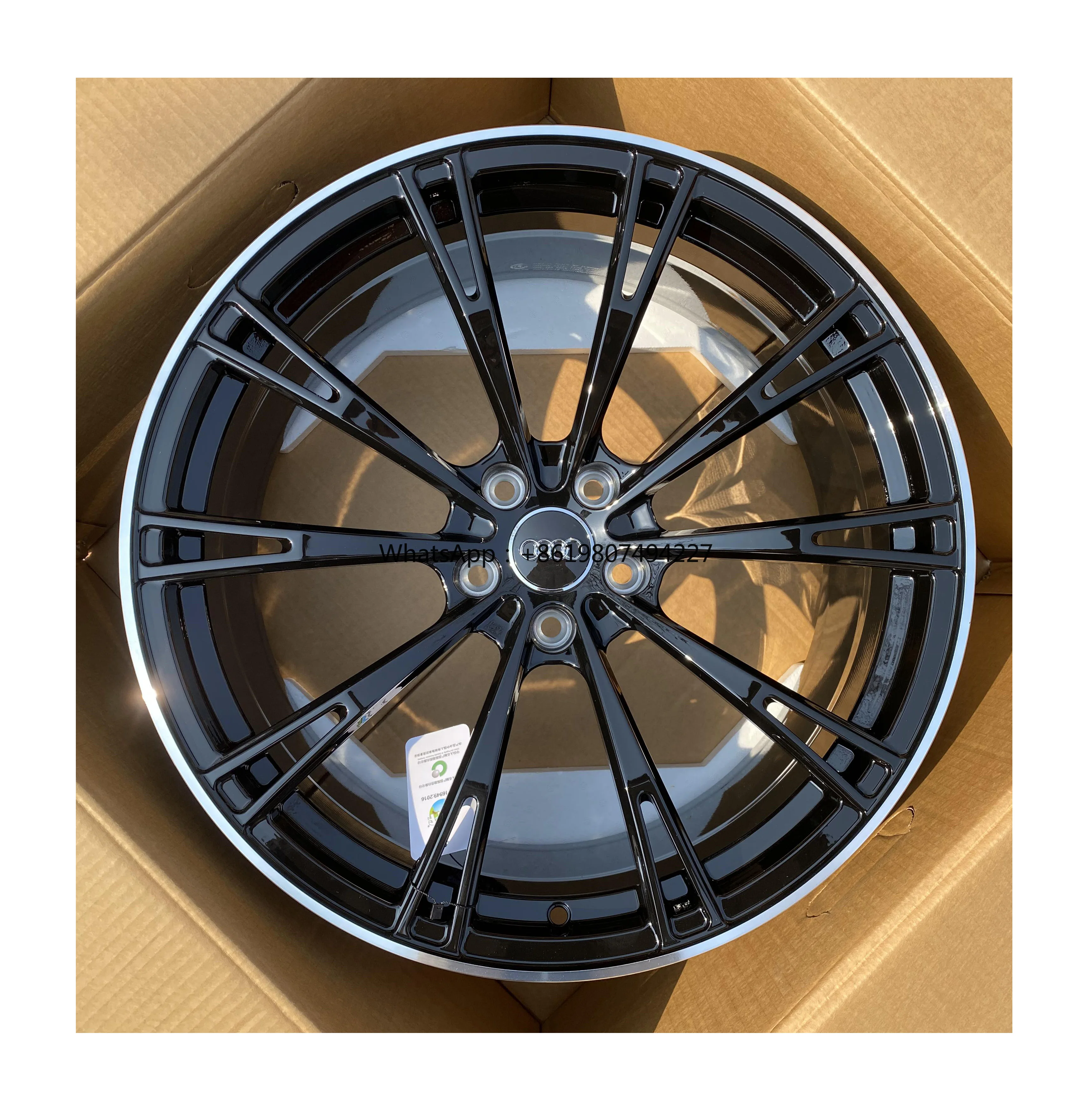 Кованый алюминиевый диск 20x9J Et28 Pcd5x112 Cb66.45 из сплава 6061-T6, глянцевый черный, для A8 Q5, в продаже
Кованый алюминиевый диск 20x9J Et28 Pcd5x112 Cb66.45 из сплава 6061-T6, глянцевый черный, для A8 Q5, в продаже