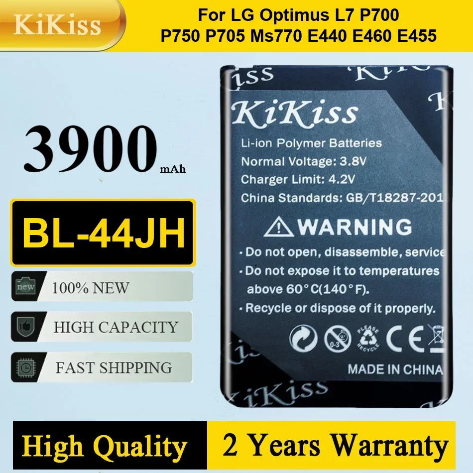 BL-44JH BL44JH Phone Battery For LG Optimus L7 P700 P750 P705 MS770 E440 E460 E455 Replacement Li-Ion Bateria + TRACK Code
BL-44JH BL44JH Phone Battery For LG Optimus L7 P700 P750 P705 MS770 E440 E460 E455 Replacement Li-Ion Bateria + TRACK Code