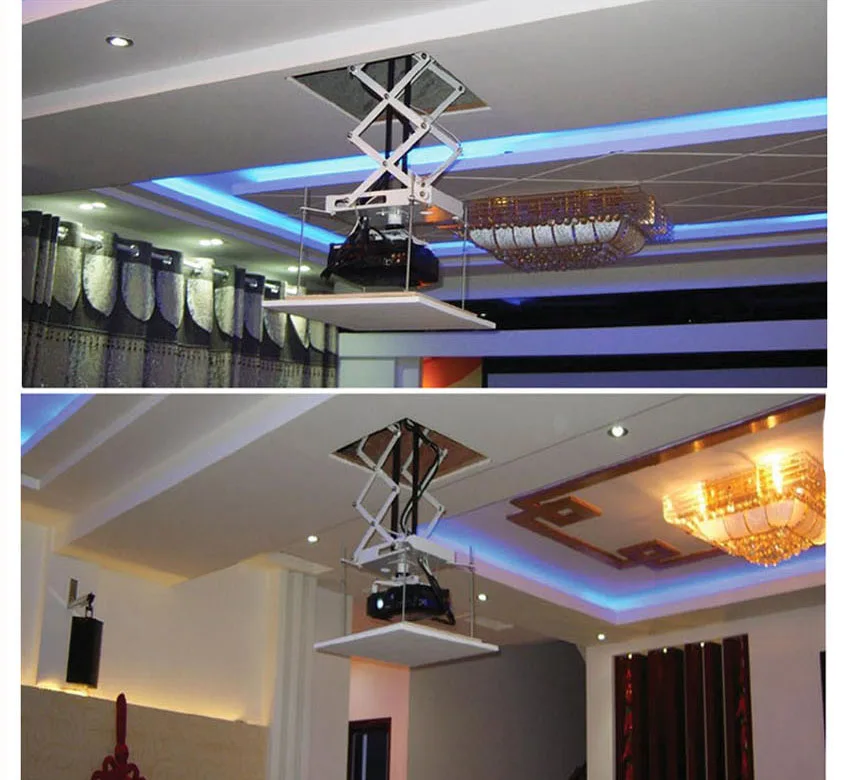 150cm/200cm/300cm Motorized Scissor Projector Lift Remote Control Electric Ceiling Mount Bracket For Cinema Church Hall School
150cm/200cm/300cm Motorized Scissor Projector Lift Remote Control Electric Ceiling Mount Bracket For Cinema Church Hall School