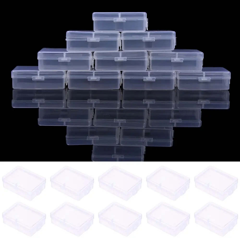 10Pcs Earrings Transparent Jewelry Rectangle Packaging Box Storage Case Mini Boxes Container
10Pcs Earrings Transparent Jewelry Rectangle Packaging Box Storage Case Mini Boxes Container