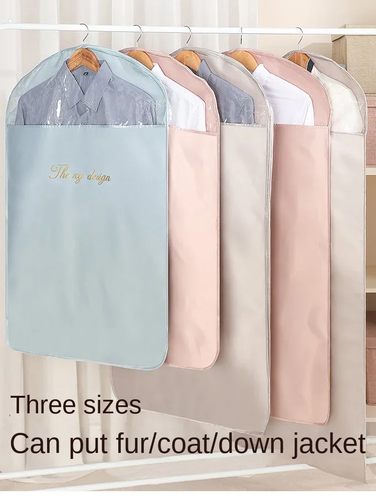 Clothing dust cover, hanging pockets, household wardrobes, clothing covers, fur down jackets, long coat covers, clothing pockets
Clothing dust cover, hanging pockets, household wardrobes, clothing covers, fur down jackets, long coat covers, clothing pockets