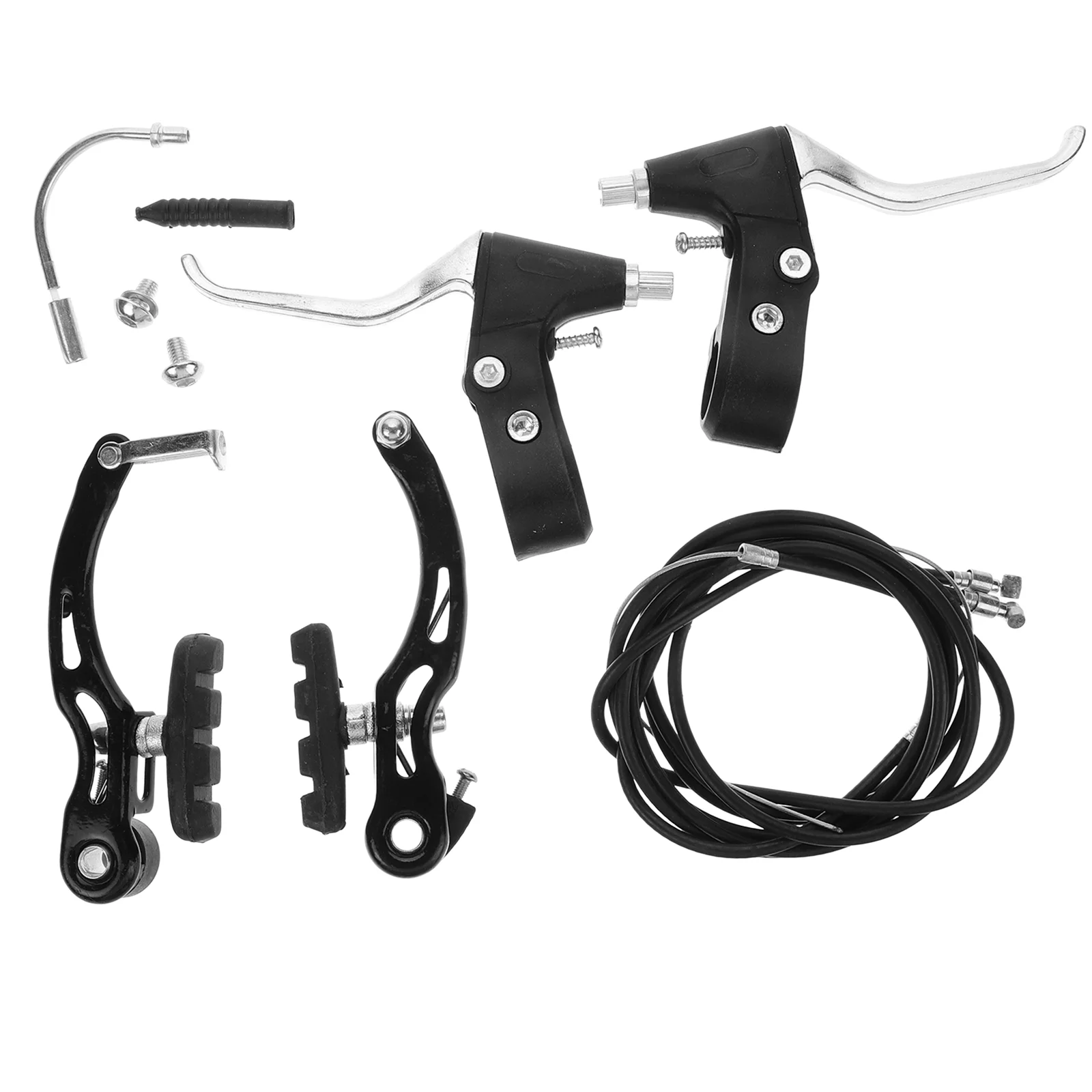 Bike Brake Kit Aluminum Front And Rear Brakes Handle With Cable Aluminum Alloy Bicycle Brake Lever Adjuster For Road Bike Mounta
Bike Brake Kit Aluminum Front And Rear Brakes Handle With Cable Aluminum Alloy Bicycle Brake Lever Adjuster For Road Bike Mounta