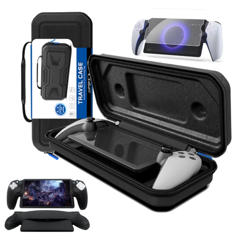 Набор чехлов для PS5 Portal с защитным чехлом и защитной пленкой для экрана, комплект игровых аксессуаров для Sony PlayStation Portal
Набор чехлов для PS5 Portal с защитным чехлом и защитной пленкой для экрана, комплект игровых аксессуаров для Sony PlayStation Portal