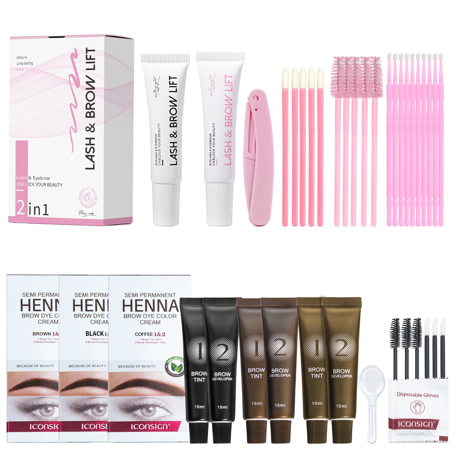 2 IN 1 Lash Lift & Tint Kit Professional Eyelash Perming Brow Lamination Eyelash Semi-permanent Lifting Lashes Dye Eyebrow
2 IN 1 Lash Lift & Tint Kit Professional Eyelash Perming Brow Lamination Eyelash Semi-permanent Lifting Lashes Dye Eyebrow