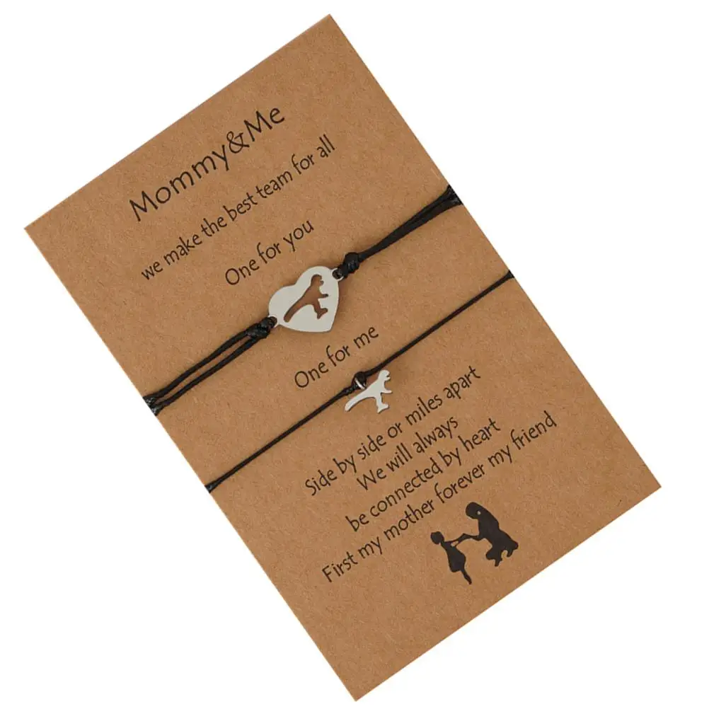 Bracelet Set Durable Stainless Steel Cord Braided Women Friendship Mom Kids Matching Bracelets Comfortable Party
Bracelet Set Durable Stainless Steel Cord Braided Women Friendship Mom Kids Matching Bracelets Comfortable Party
