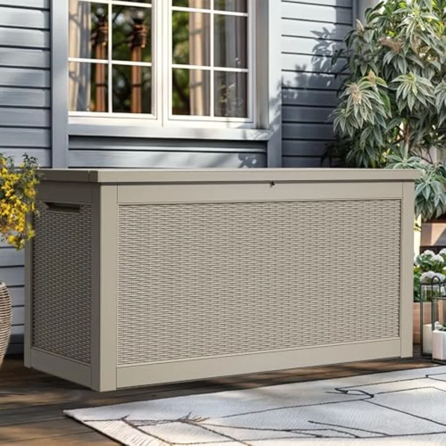 XXL 320 Gal Large De Box, Outdoor Resin Storage Box, an Storage Coniner for Patio Furnie, Gar s, Waterof, Loable
XXL 320 Gal Large De Box, Outdoor Resin Storage Box, an Storage Coniner for Patio Furnie, Gar s, Waterof, Loable