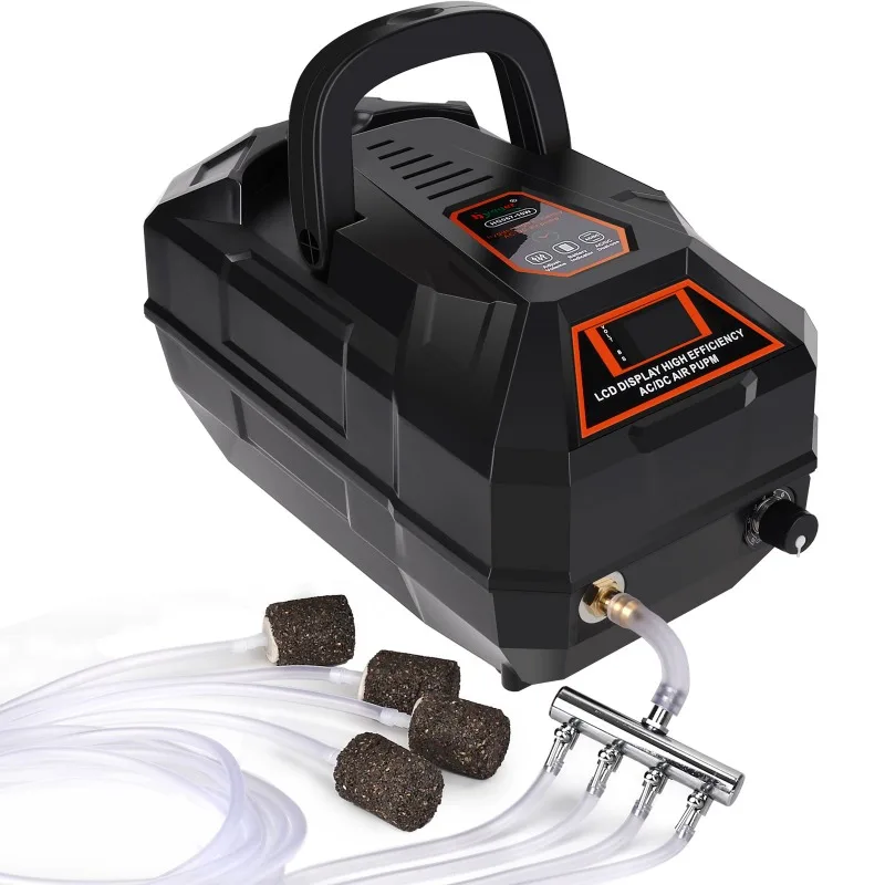 Rechargeable Aquarium Pond Air Pump, Powerful Quiet Commercial Tank Air Pump
Rechargeable Aquarium Pond Air Pump, Powerful Quiet Commercial Tank Air Pump