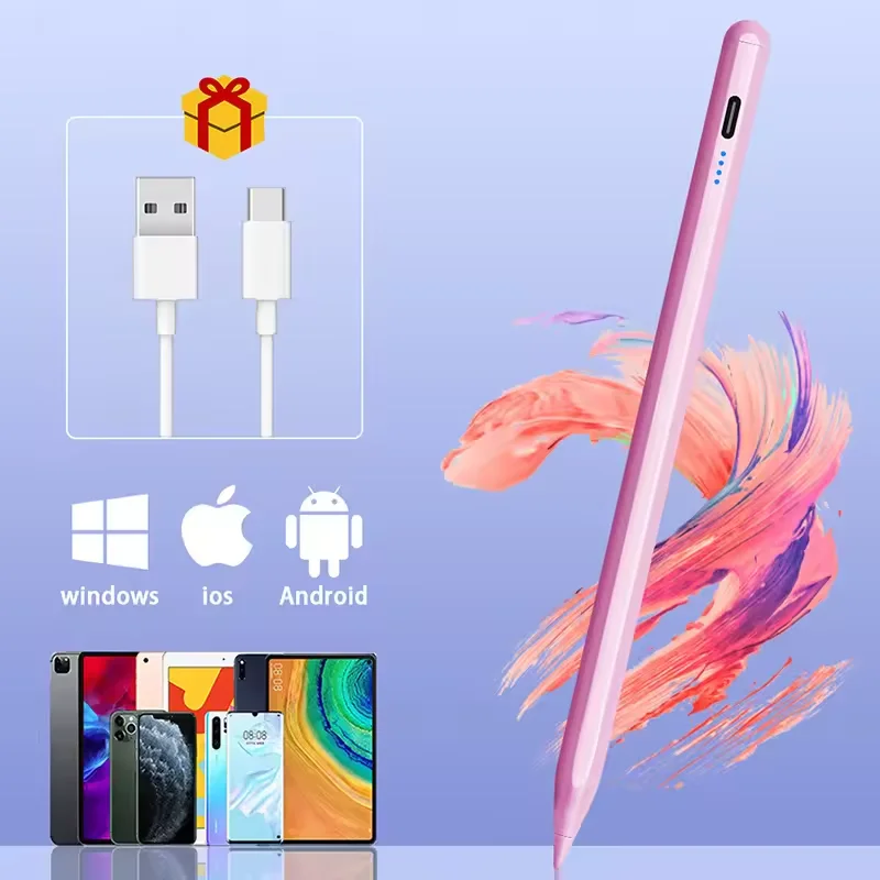 Universal Tablet Stylus Pen for iOS Android iPad Air Touchscreen Pencil Fast Charging Rechargeable Tilt Sensitivity Pen
Universal Tablet Stylus Pen for iOS Android iPad Air Touchscreen Pencil Fast Charging Rechargeable Tilt Sensitivity Pen