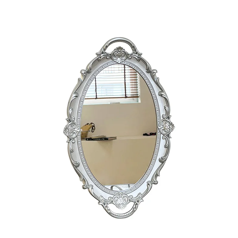 French retro glass mirror tray, display mirror storage tray
French retro glass mirror tray, display mirror storage tray