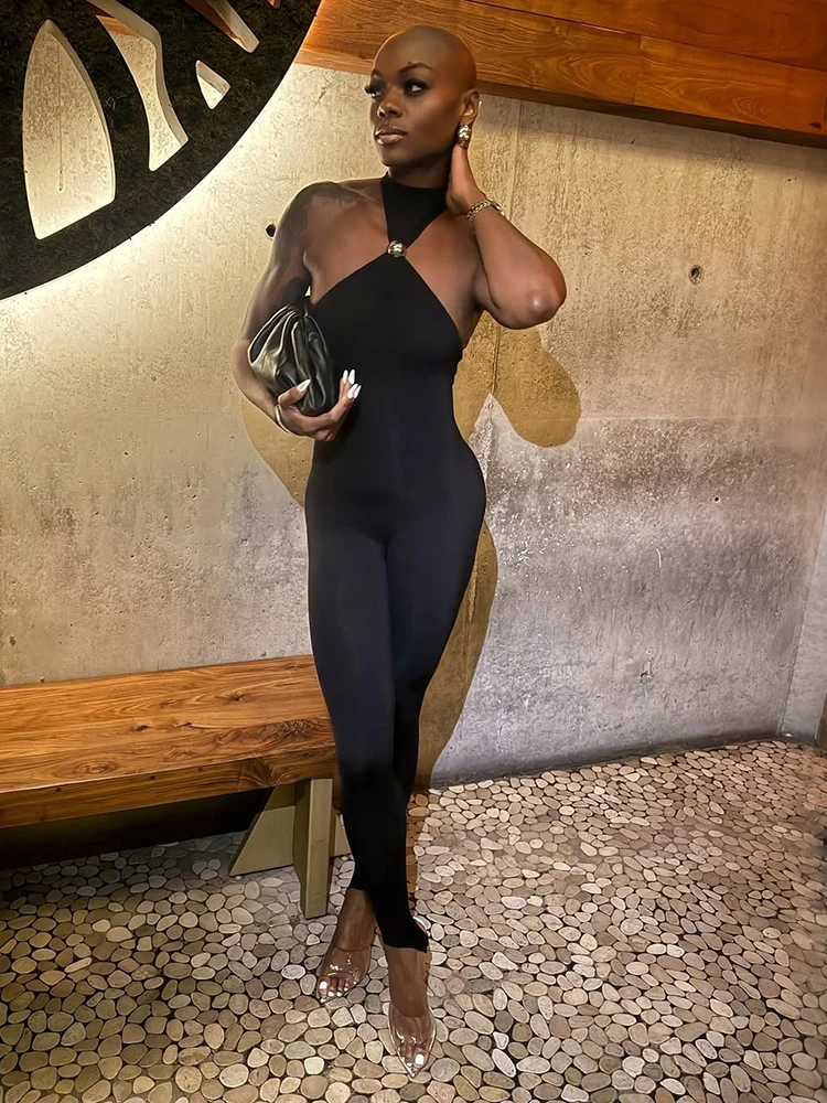 Leosoxs Metal Decoration Jumpsuits Woman O-Neck Off Shoulder Backless Skinny Peach Hip Hot Girls High Street Fashion Overalls
Leosoxs Metal Decoration Jumpsuits Woman O-Neck Off Shoulder Backless Skinny Peach Hip Hot Girls High Street Fashion Overalls