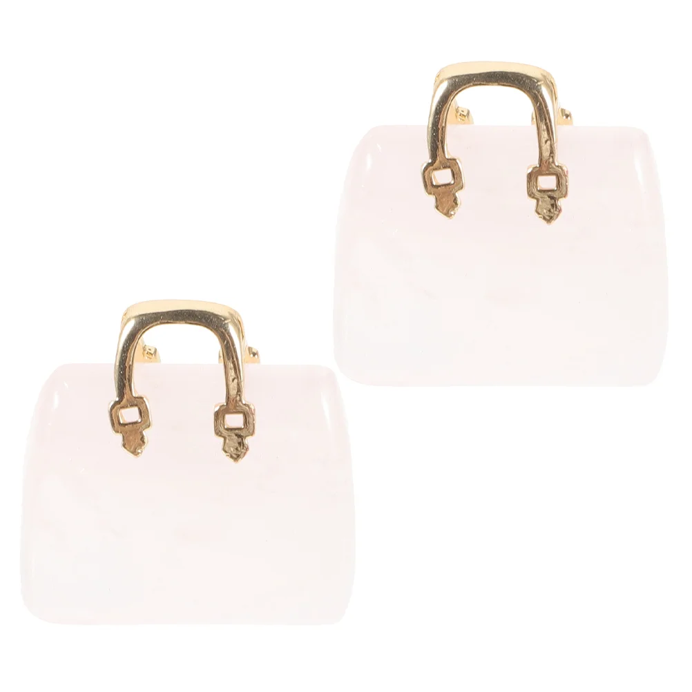 2pcs Natural Crystal Handbag Shaped Desktop Decoration Mini Crystal nament Home Office Decor Fine Craftsmanship Elegant Tabletop
2pcs Natural Crystal Handbag Shaped Desktop Decoration Mini Crystal nament Home Office Decor Fine Craftsmanship Elegant Tabletop
