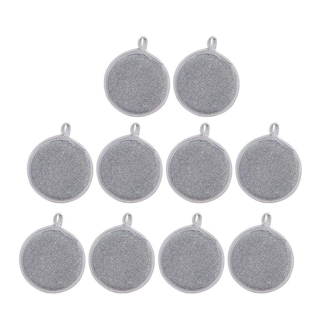 10pcs Dishwashing Sponge Kitchen Round Double Sided Scrubbing Pads Non Scratch Reusable Cleaning for Dishes
10pcs Dishwashing Sponge Kitchen Round Double Sided Scrubbing Pads Non Scratch Reusable Cleaning for Dishes