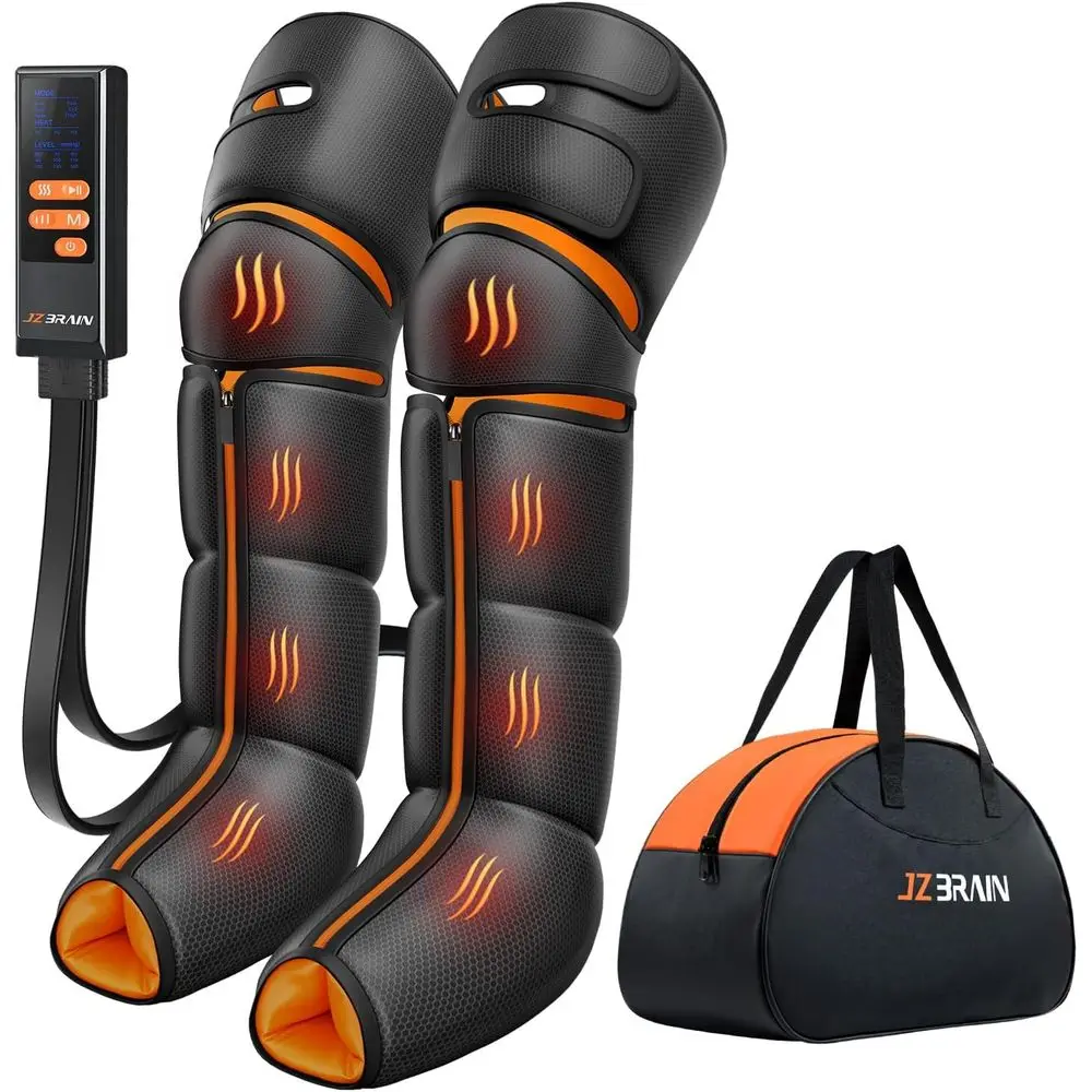Heated Compression Leg & Calf Massager with 9 Intensity Levels, 6 Modes, 3 Heat Settings
Heated Compression Leg & Calf Massager with 9 Intensity Levels, 6 Modes, 3 Heat Settings