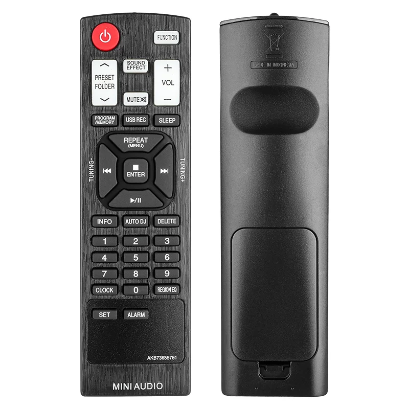 AKB73655761 For LG Remote Control, For LG Mini Hi-Fi System Cms4550w CM4560 CJS45W CJ65 CJS65F CJ45 CJS45F FH6 CJ98 NJ98F CK43 C
AKB73655761 For LG Remote Control, For LG Mini Hi-Fi System Cms4550w CM4560 CJS45W CJ65 CJS65F CJ45 CJS45F FH6 CJ98 NJ98F CK43 C
