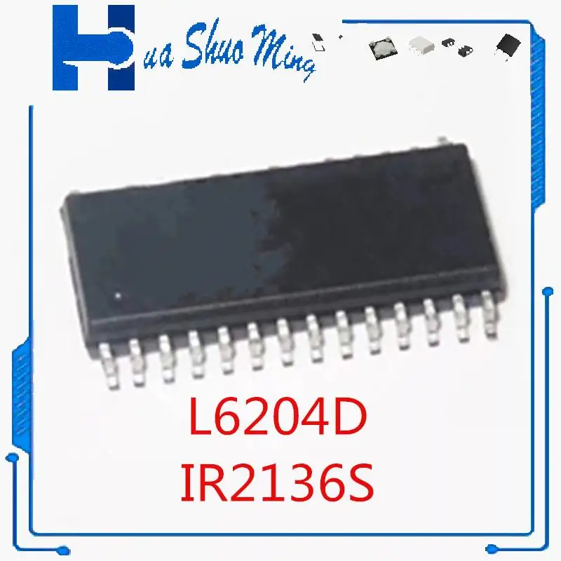 5 шт./лот L6204 L6204D IR2136S IR2136 SOP-28
5 шт./лот L6204 L6204D IR2136S IR2136 SOP-28