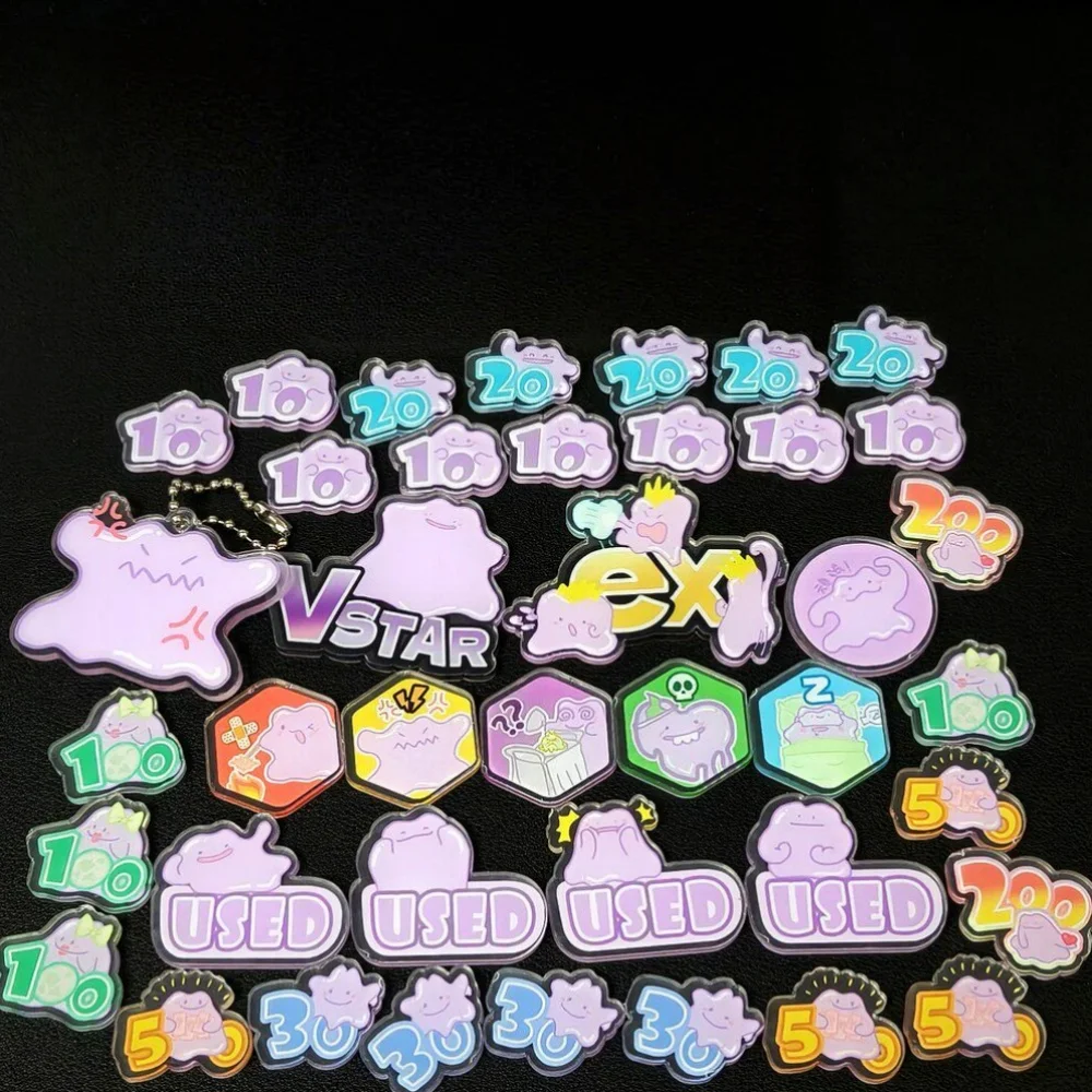Ditto PTCG pointers board game accessories DIY cute blob acrylic TCG counter tabletop hobby collect decor craft supply gift box
Ditto PTCG pointers board game accessories DIY cute blob acrylic TCG counter tabletop hobby collect decor craft supply gift box