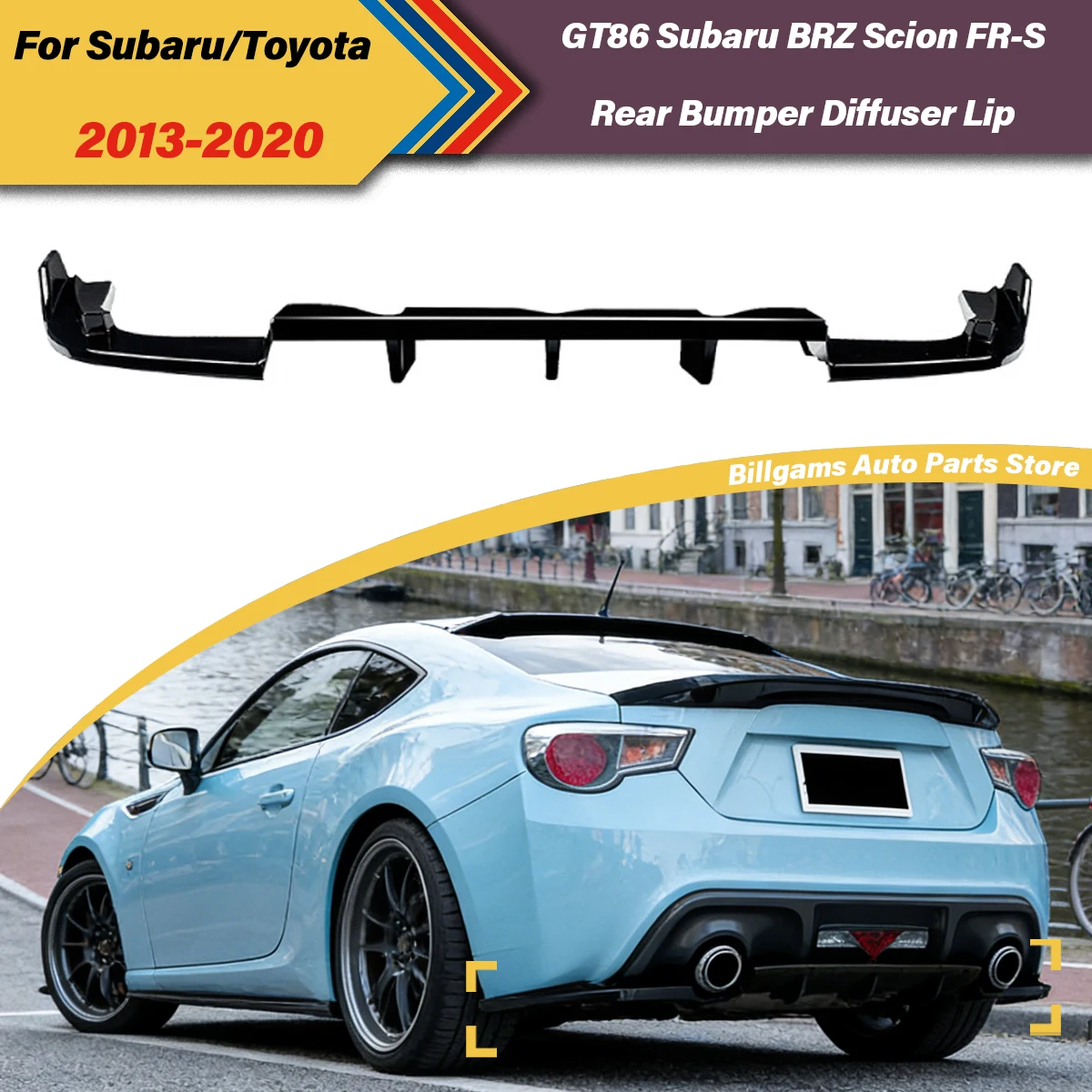 For Toyota GT86 Subaru BRZ Scion FR-S 2013 2014 2015 2016 2017 2018 2019 2020 Automobile Rear Bumper Spoiler Lip Decoration Kit
For Toyota GT86 Subaru BRZ Scion FR-S 2013 2014 2015 2016 2017 2018 2019 2020 Automobile Rear Bumper Spoiler Lip Decoration Kit