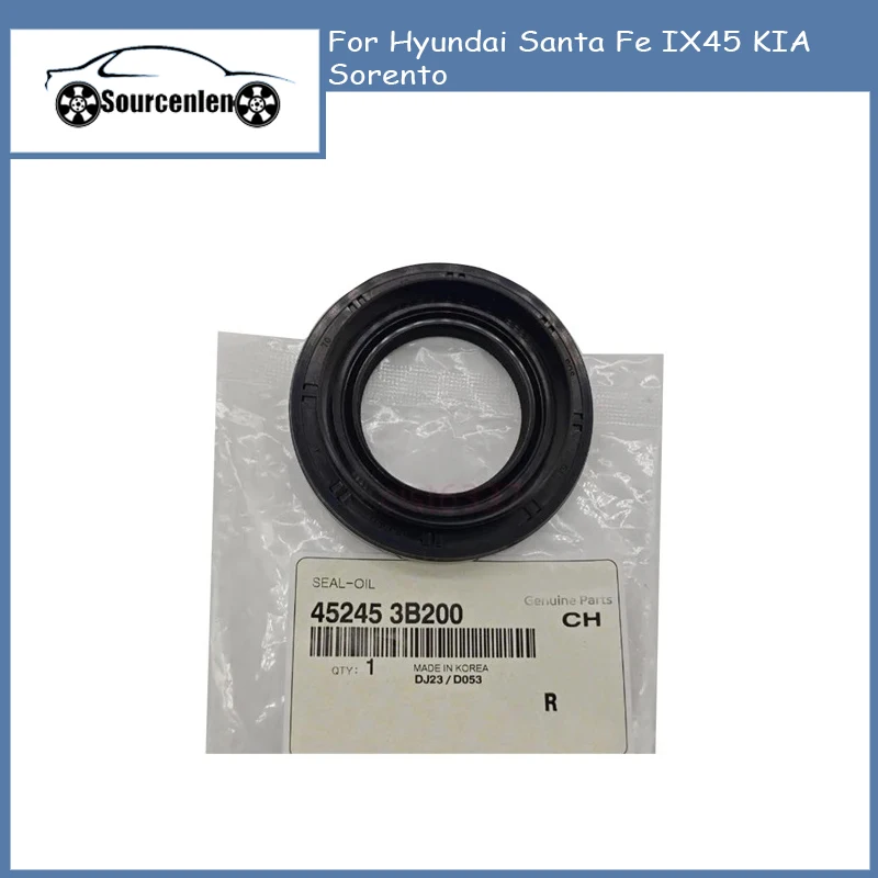 New For Hyundai Santa Fe IX45 KIA Sorento Front Axle Oil Seal 452453B200 45245-3B200
New For Hyundai Santa Fe IX45 KIA Sorento Front Axle Oil Seal 452453B200 45245-3B200
