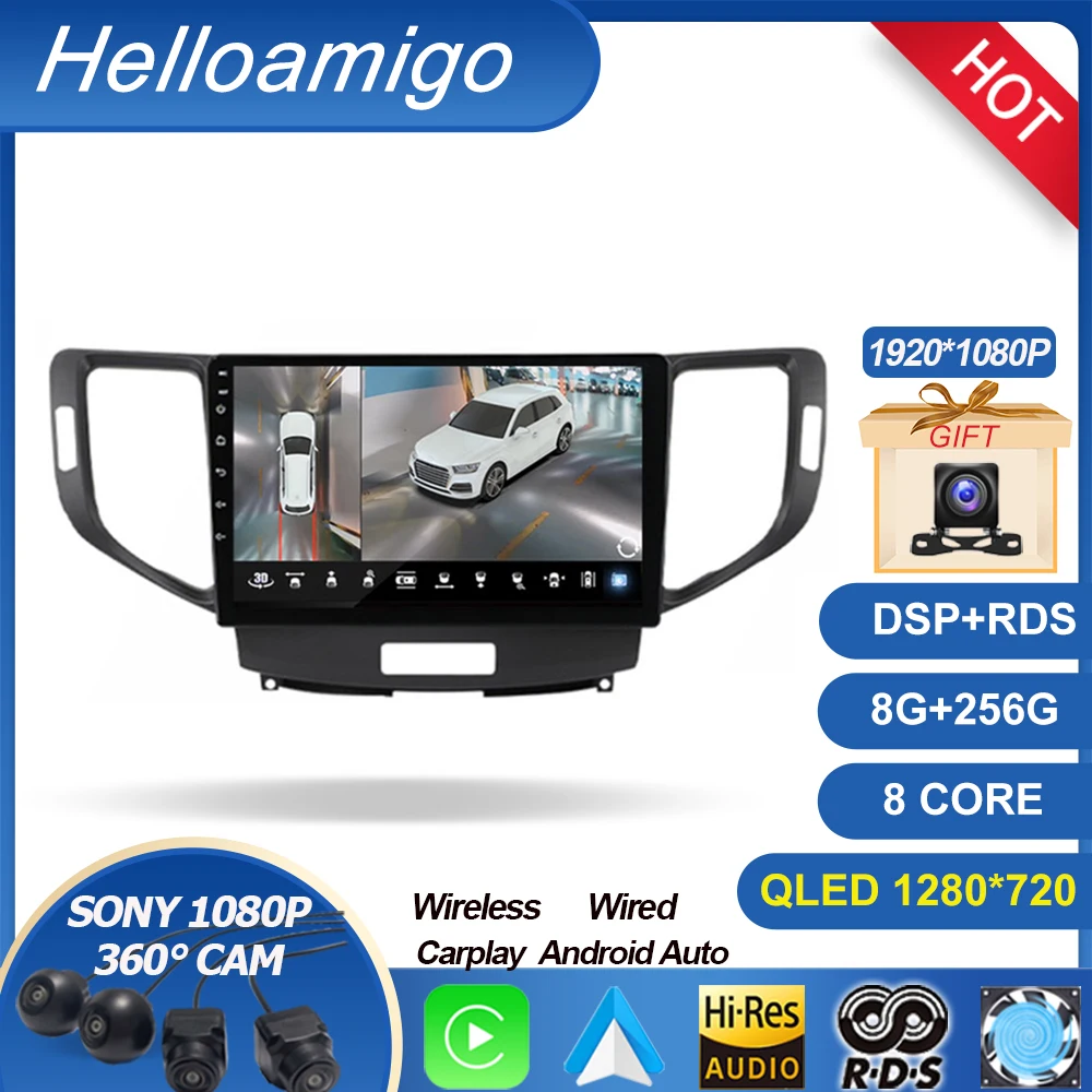 4G LTE Cooling Fan Car Radio GPS Navigation For Honda Spirior Accord 8 2007-2012 Auto Stereo Multimedia Video Player Android 12
4G LTE Cooling Fan Car Radio GPS Navigation For Honda Spirior Accord 8 2007-2012 Auto Stereo Multimedia Video Player Android 12