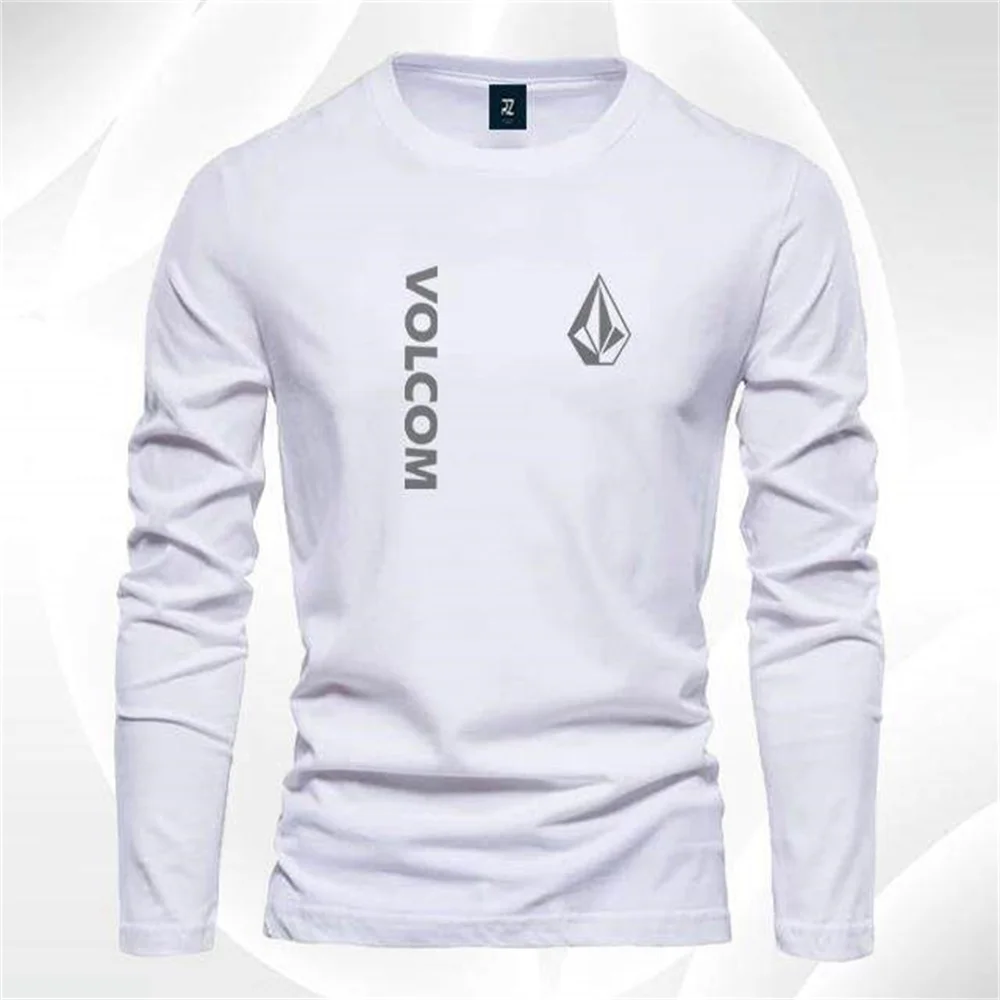 Осенняя мужская футболка с длинными рукавами, футболки с рисунком, хлопковые удобные топы, однотонная универсальная мужская одежда, футболка для мужчин
Осенняя мужская футболка с длинными рукавами, футболки с рисунком, хлопковые удобные топы, однотонная универсальная мужская одежда, футболка для мужчин