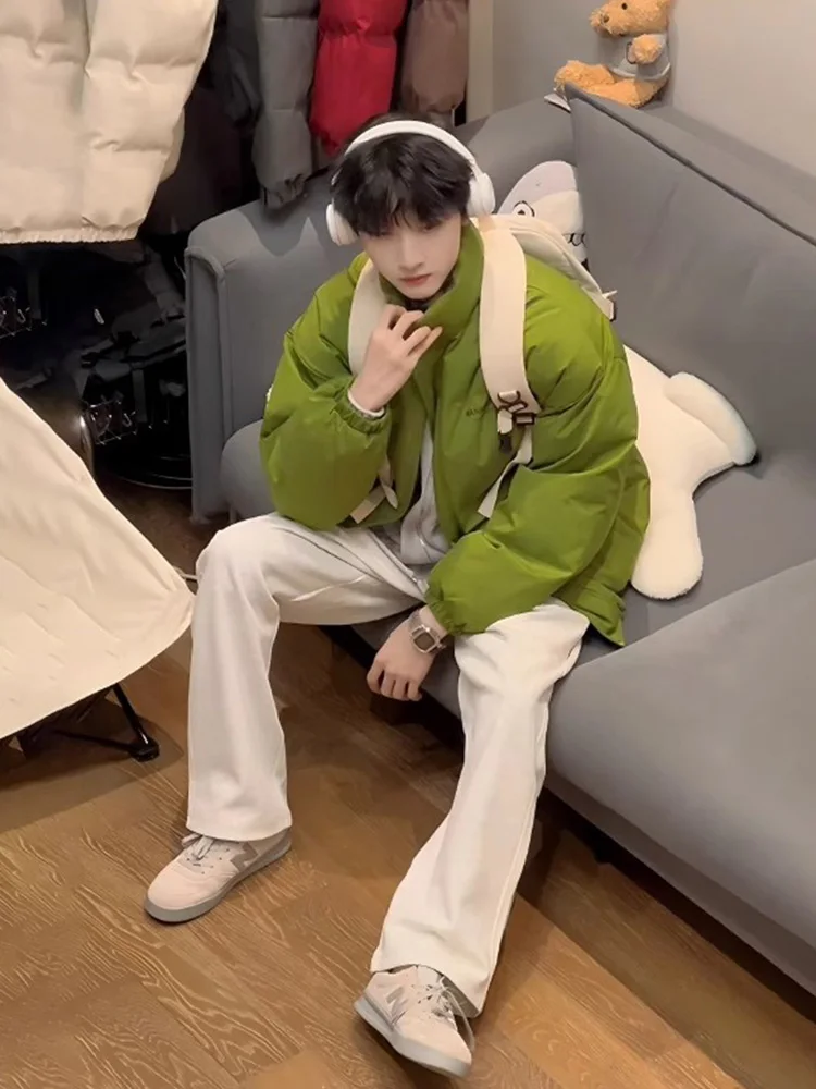 Мужская зимняя утепленная хлопковая куртка-пуховик Cleanfit с воротником-стойкой, цвет авокадо
Мужская зимняя утепленная хлопковая куртка-пуховик Cleanfit с воротником-стойкой, цвет авокадо