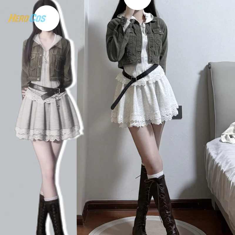 In Stock Love and Deepspace Heroine Cosplay Costume Denim Jacket Dress Halloween Party Role Play Outfit Women HERO Cos
In Stock Love and Deepspace Heroine Cosplay Costume Denim Jacket Dress Halloween Party Role Play Outfit Women HERO Cos