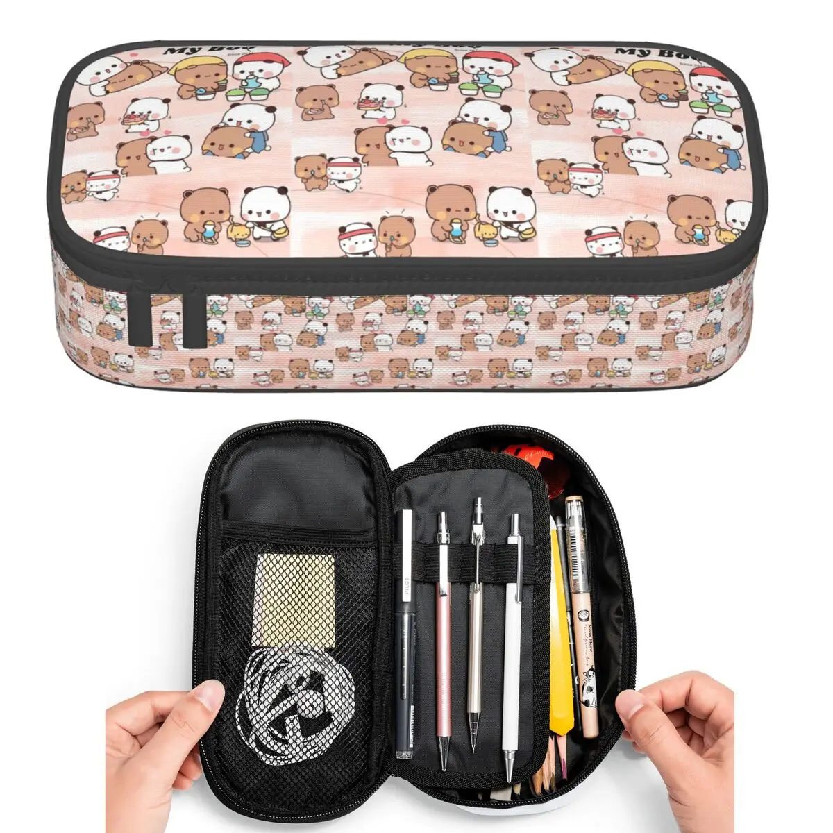 Bubu Dudu Panda Bears Cartoon Pencil Cases for Students Pen Box Pencil Bag Big Capacity Pencil Pouch Pen Holder
Bubu Dudu Panda Bears Cartoon Pencil Cases for Students Pen Box Pencil Bag Big Capacity Pencil Pouch Pen Holder