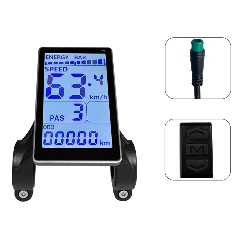 LDHL Electric Bike LCD Meter 5 Pin 24V 36V 48V 60V Universal Electric Scooter M5 LCD Panel Screen Waterproof Connector
LDHL Electric Bike LCD Meter 5 Pin 24V 36V 48V 60V Universal Electric Scooter M5 LCD Panel Screen Waterproof Connector