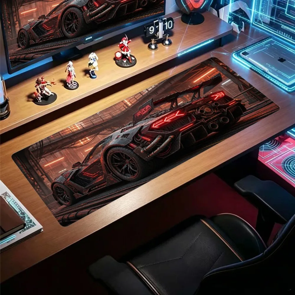 Large-sized gaming mouse pad with cyberpunk futuristic mechanical back art pattern, anti-slip property decoração setup gamer
Large-sized gaming mouse pad with cyberpunk futuristic mechanical back art pattern, anti-slip property decoração setup gamer