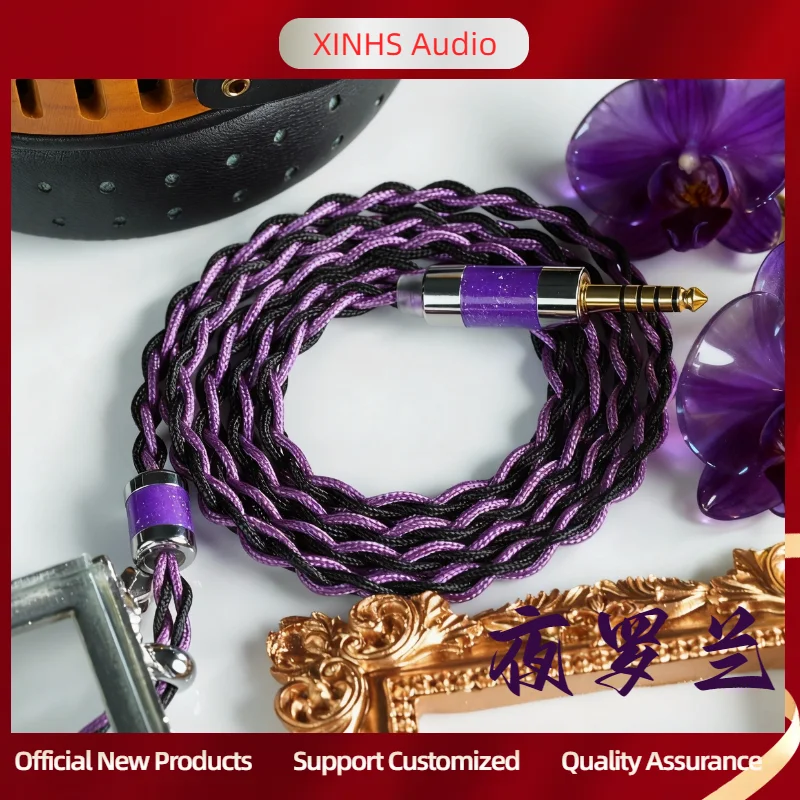 XINHS Night Roland 4-Core Palladium Silver Ancient River Copper Coaxial Shielded HIFI Headphone Upgrade Cable 0.78 2pin
XINHS Night Roland 4-Core Palladium Silver Ancient River Copper Coaxial Shielded HIFI Headphone Upgrade Cable 0.78 2pin