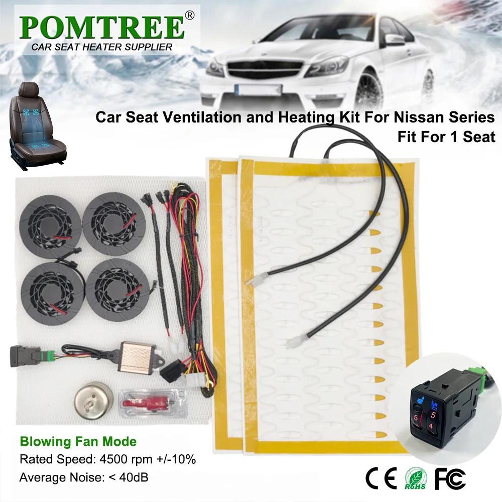 Built-in Car Seat Heating And Ventilation System Kit Fit 1 Seat,Includ 5-level Dedicated Switch Fit For Nissan Teana 2023-25
Built-in Car Seat Heating And Ventilation System Kit Fit 1 Seat,Includ 5-level Dedicated Switch Fit For Nissan Teana 2023-25