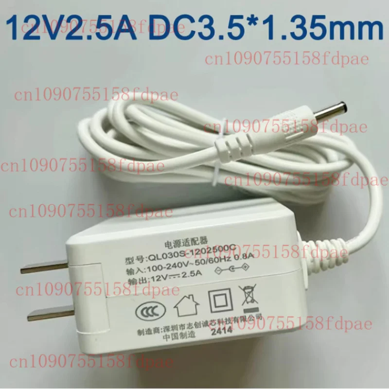 QL030S- 1202500 C 12V 2.5A 3.5*1.35 AC Adapter For NoteBook Power Supply Charger
QL030S- 1202500 C 12V 2.5A 3.5*1.35 AC Adapter For NoteBook Power Supply Charger