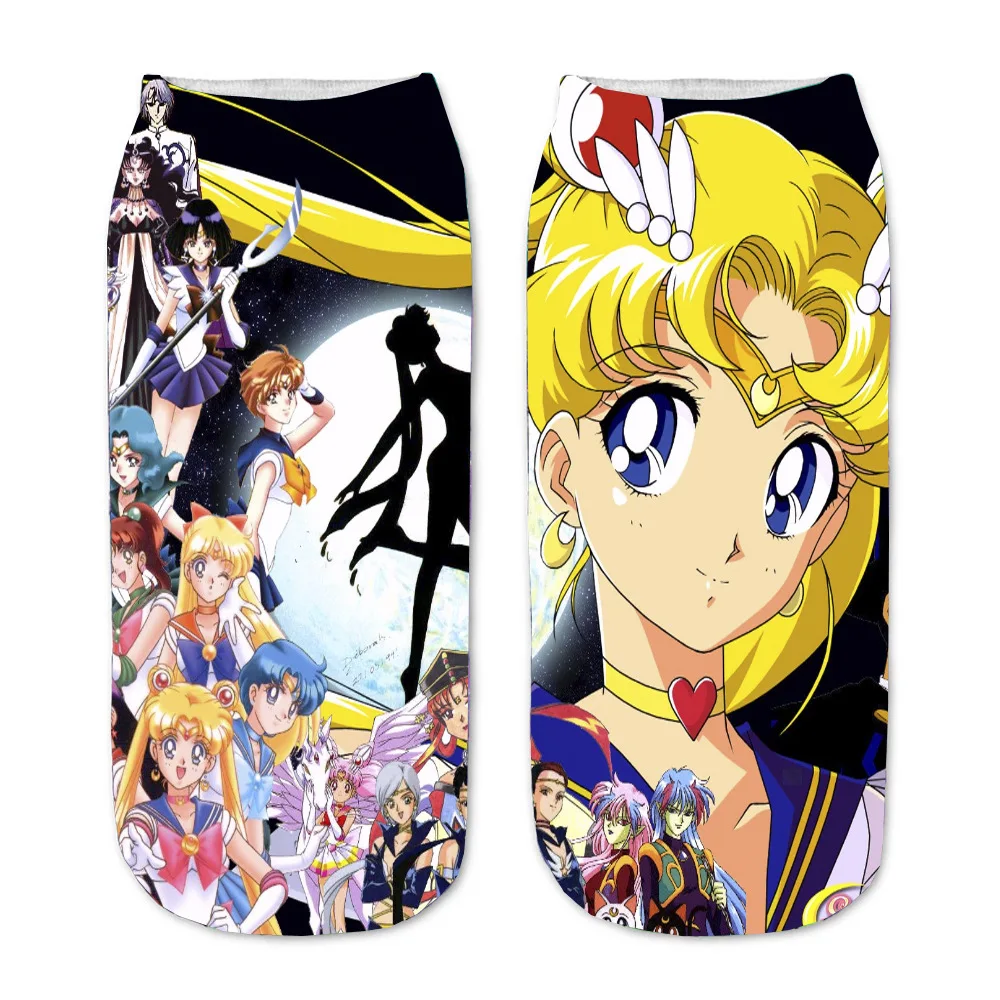 Sailor Moon Anime peripheral socks new personalized creative printed socks for male and female students trendy shor
Sailor Moon Anime peripheral socks new personalized creative printed socks for male and female students trendy shor