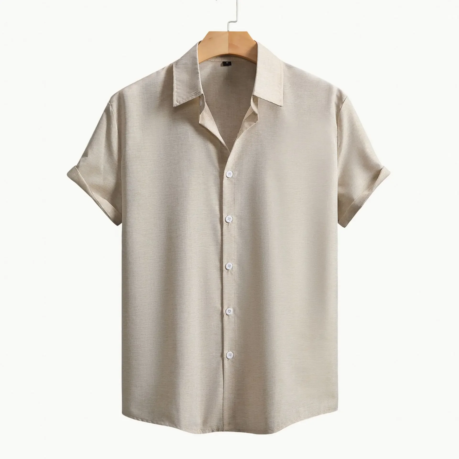2025 Summer New Fashion Men's Solid Color Simple Single-breasted Short Sleeve Turn-down Collar Shirts Casual Trendy Shirts Male
2025 Summer New Fashion Men's Solid Color Simple Single-breasted Short Sleeve Turn-down Collar Shirts Casual Trendy Shirts Male