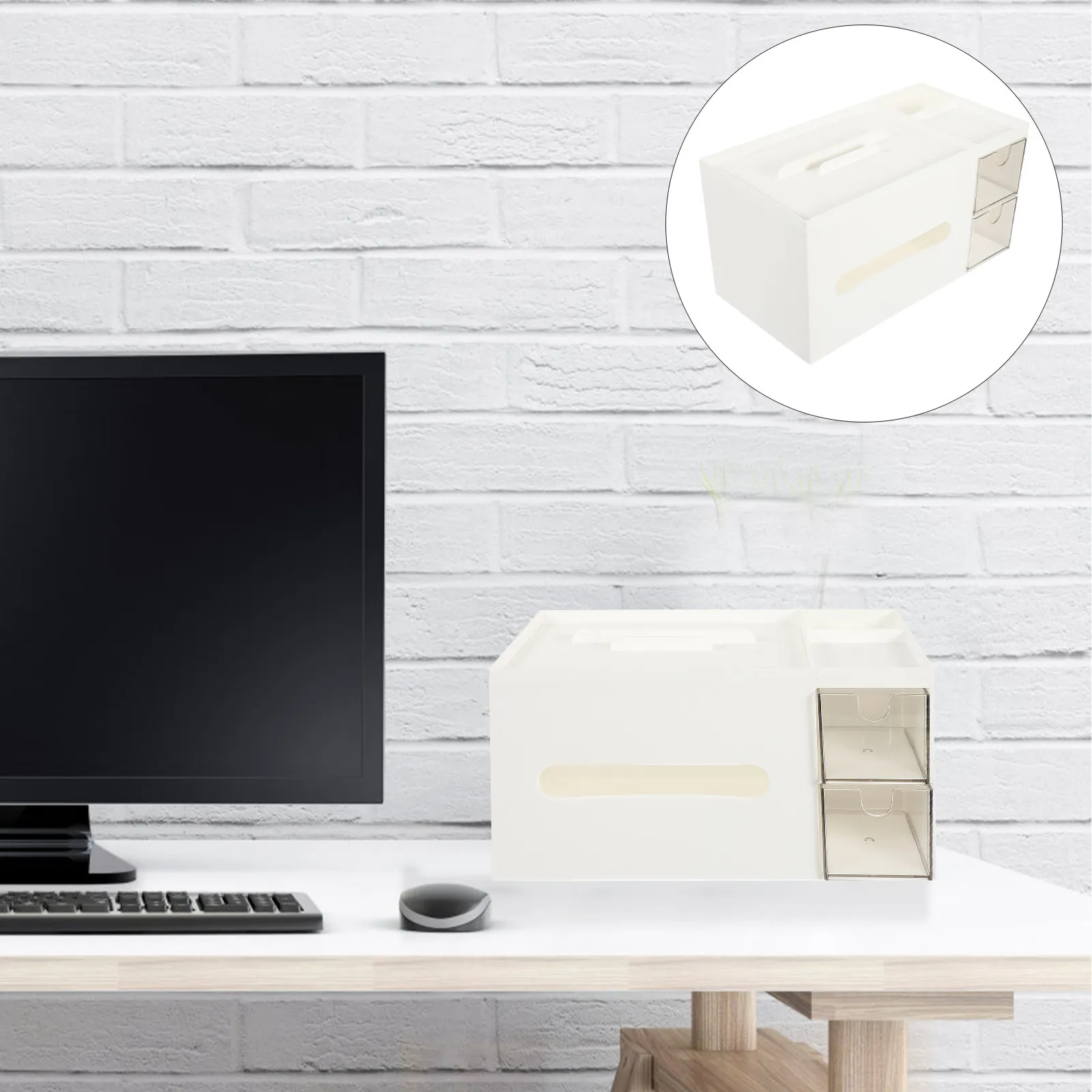 Multifunctional Desk Organizer Cute Desktop Storage Box Drawer Style Makeup and Stationery Organizer for Office Bedroom Bathroom
Multifunctional Desk Organizer Cute Desktop Storage Box Drawer Style Makeup and Stationery Organizer for Office Bedroom Bathroom