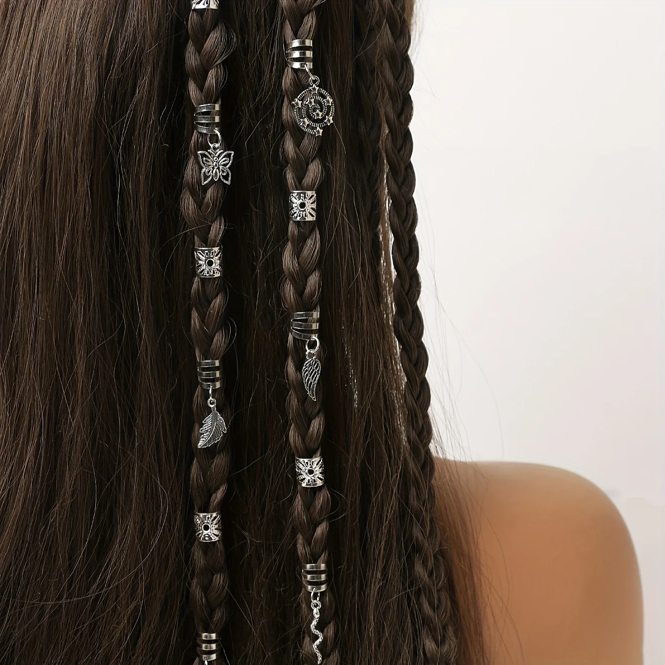 26 Pcs DIY Hair Accessory Star Alloy Pendant Swirl Accent Vintage Alloy Wig Braid Small Charm Set
26 Pcs DIY Hair Accessory Star Alloy Pendant Swirl Accent Vintage Alloy Wig Braid Small Charm Set