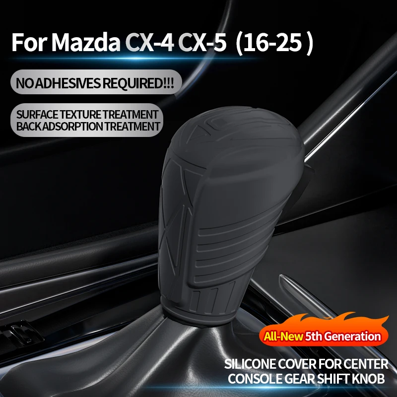 For Mazda CX4/CX5 (2016-2025) Car Silicone Gear Shift Knob Cover Anti-Slip Lever Shifter Boot Interior Premium Tuning Accessory
For Mazda CX4/CX5 (2016-2025) Car Silicone Gear Shift Knob Cover Anti-Slip Lever Shifter Boot Interior Premium Tuning Accessory