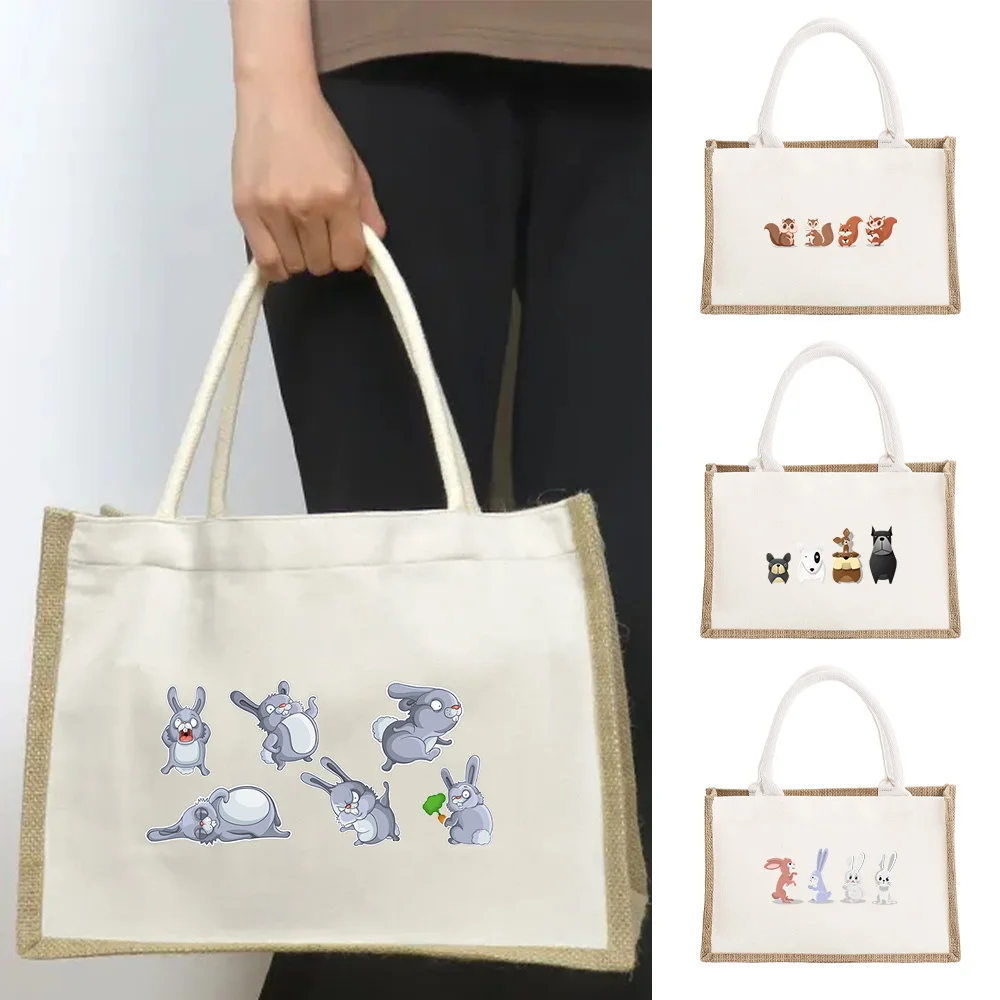 Женские сумки для покупок большой емкости с мультяшным узором, пляжная уличная портативная сумка-тоут, повседневная легкая сумка для хранения продуктов
Женские сумки для покупок большой емкости с мультяшным узором, пляжная уличная портативная сумка-тоут, повседневная легкая сумка для хранения продуктов