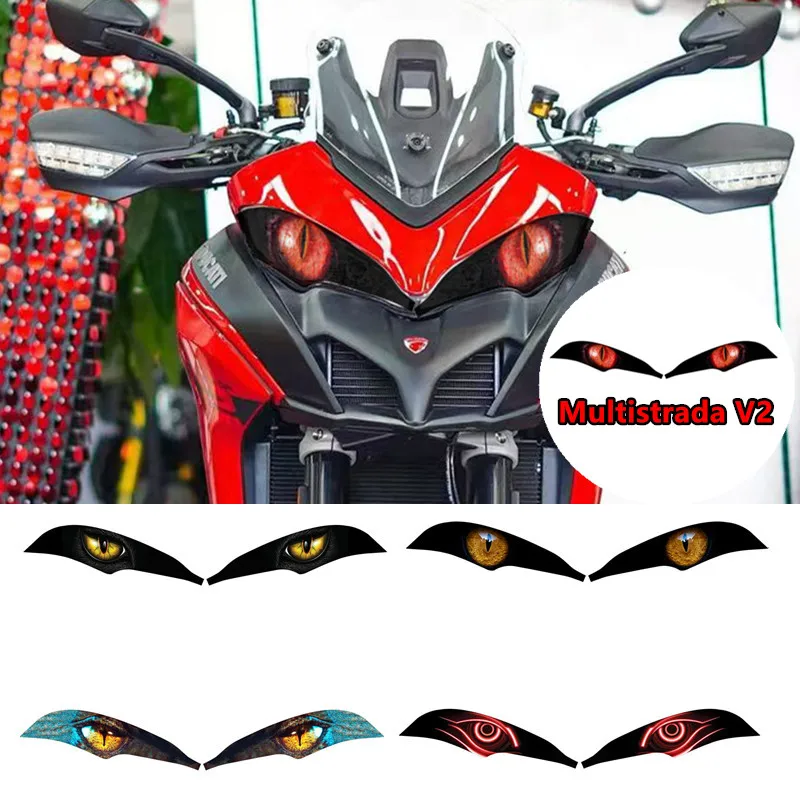 Наклейки на фары мотоцикла, водонепроницаемые наклейки для мотоцикла Ducati Multistrada V2 2022 2023 2024, наклейка на фару
Наклейки на фары мотоцикла, водонепроницаемые наклейки для мотоцикла Ducati Multistrada V2 2022 2023 2024, наклейка на фару