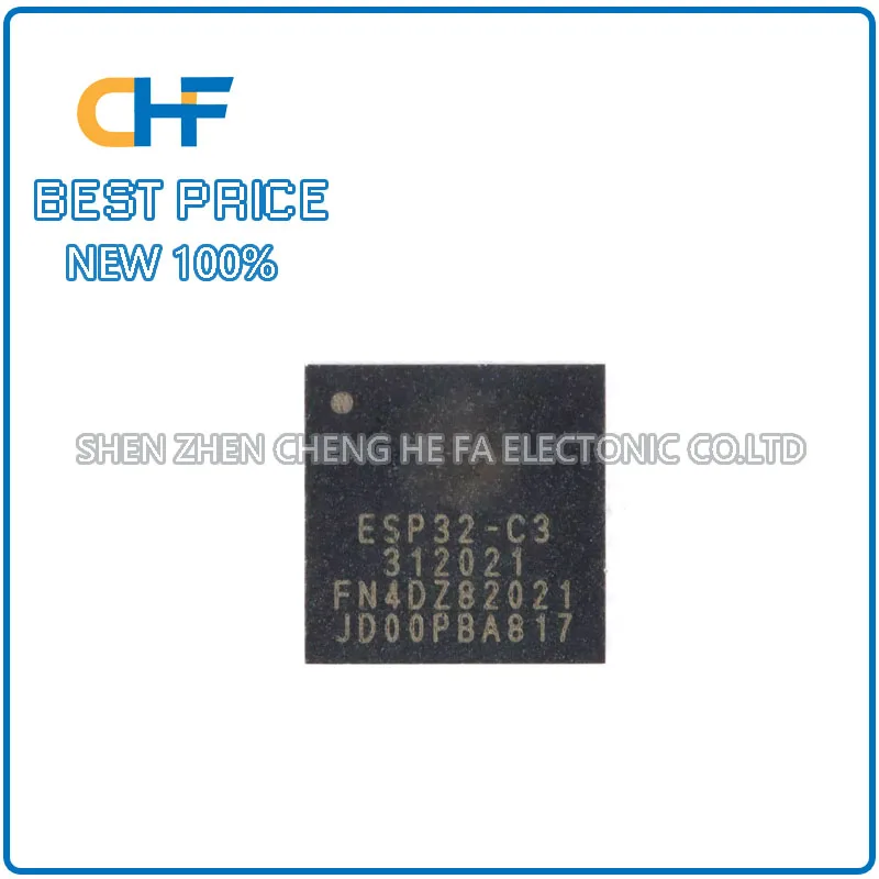 1PCS/5PCS ESP32-C3FH4 package QFN32 single core 2.4GHz WiFi+Bluetooth 5.0 dual-mode chip, brand new original in stock
1PCS/5PCS ESP32-C3FH4 package QFN32 single core 2.4GHz WiFi+Bluetooth 5.0 dual-mode chip, brand new original in stock