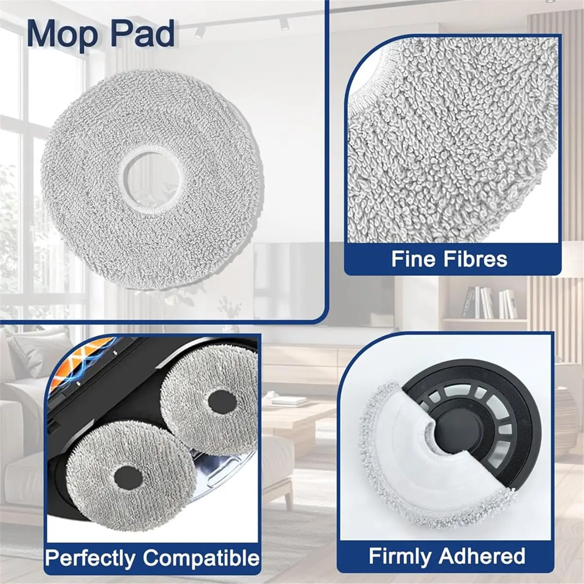 ABPO Replacement Accessory Kit for Xiaomi Robot Vacuum S40 Pro / OV71GL Main Side Brush HEPA Filters Mop Pads
ABPO Replacement Accessory Kit for Xiaomi Robot Vacuum S40 Pro / OV71GL Main Side Brush HEPA Filters Mop Pads