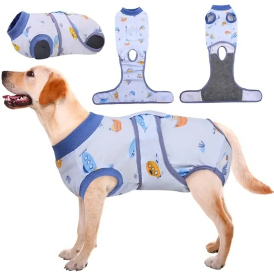 Recovery Suit for Dogs Cats After Surgery, Professional Pet Recovery Shirt Dog Abdominal Wounds Bandages, Substitute E-Collar a
Recovery Suit for Dogs Cats After Surgery, Professional Pet Recovery Shirt Dog Abdominal Wounds Bandages, Substitute E-Collar a