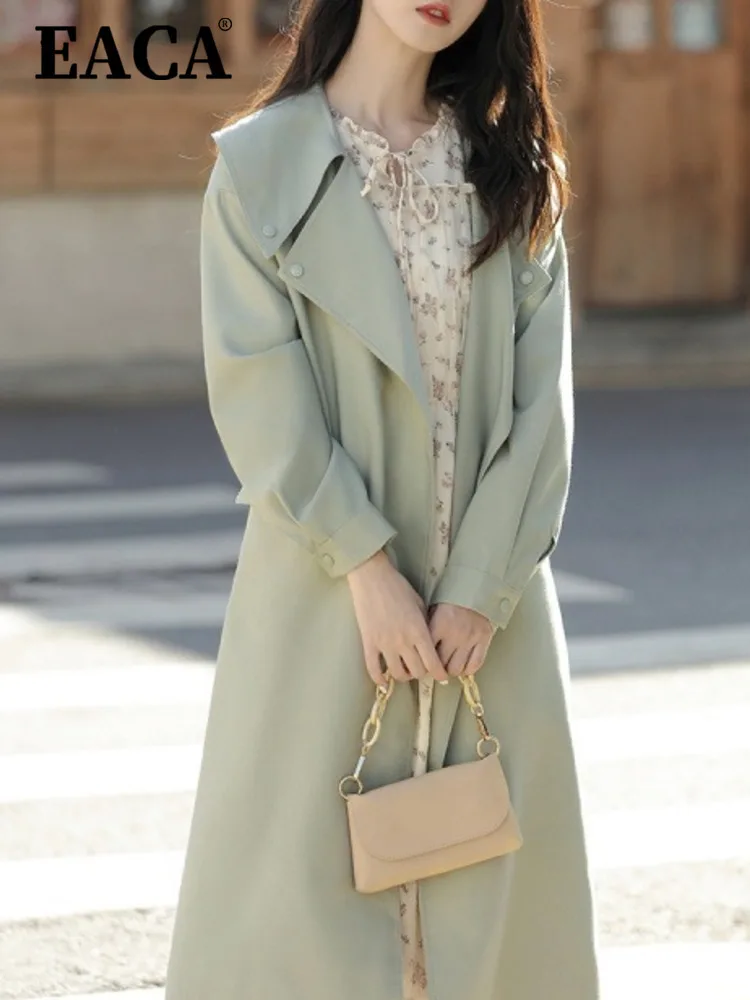 EACA Minimalist Temperament Women's Mid To Long Style 2024 Spring And Autumn New Style High-end Coat With A Small British Style
EACA Minimalist Temperament Women's Mid To Long Style 2024 Spring And Autumn New Style High-end Coat With A Small British Style