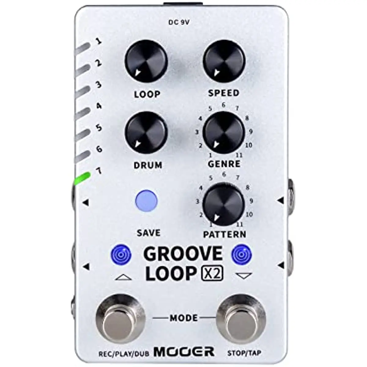 MOOER Groove Loop X2 Ultimate, гитара, стерео, моно, лопер и барабанная машина, комбинированная педаль
MOOER Groove Loop X2 Ultimate, гитара, стерео, моно, лопер и барабанная машина, комбинированная педаль