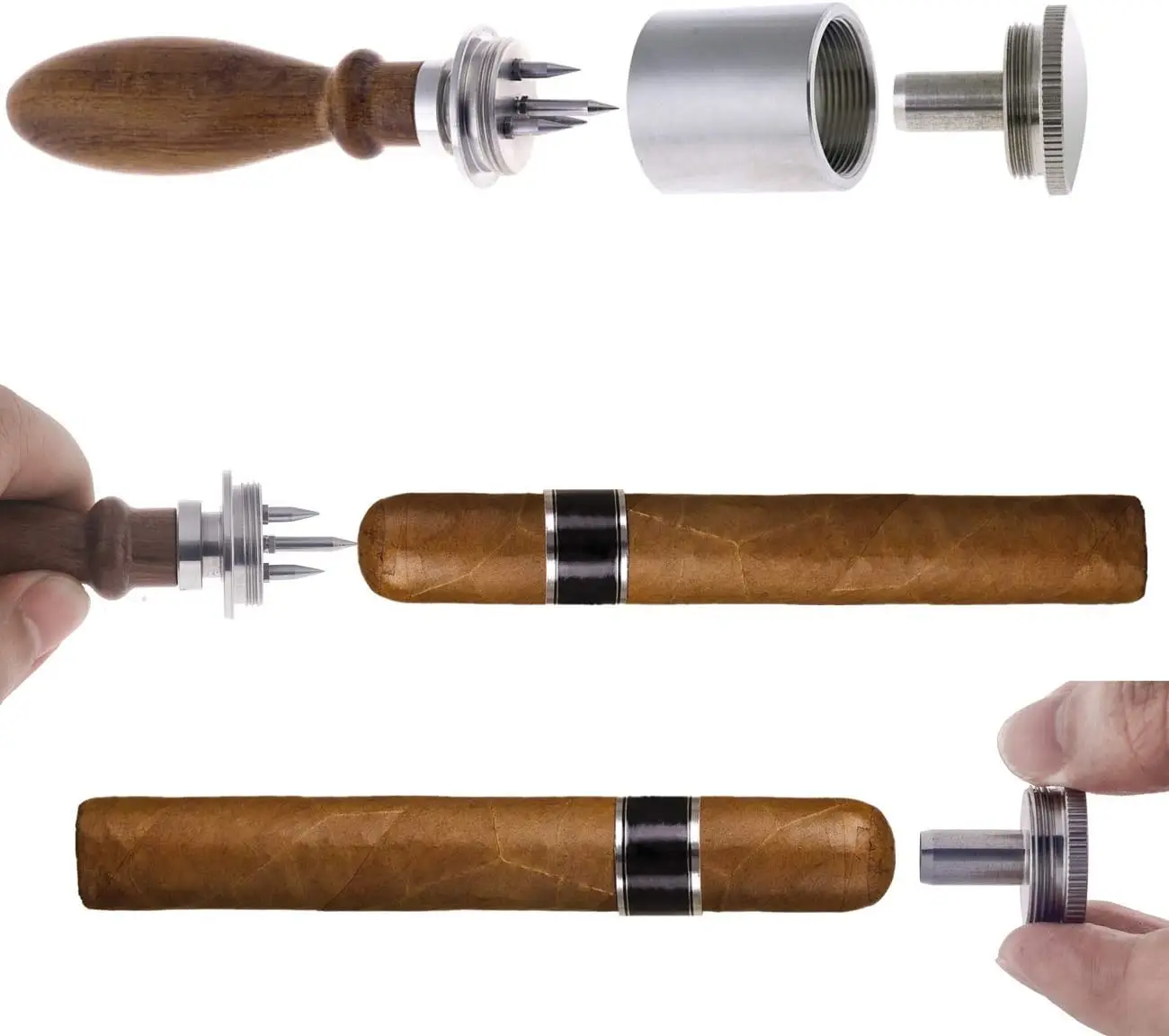 Cigar Draw Enhancer Tool with Wooden Handle | Cigar Poker for Piercing | Perfect for Cigar Enthusiasts
Cigar Draw Enhancer Tool with Wooden Handle | Cigar Poker for Piercing | Perfect for Cigar Enthusiasts