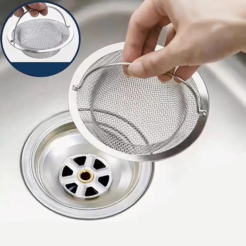 Kitchen Sink Filter Anti-Clogging Hair Food Residue Catcher kitchen Drain Protector with Durable Mesh
Kitchen Sink Filter Anti-Clogging Hair Food Residue Catcher kitchen Drain Protector with Durable Mesh