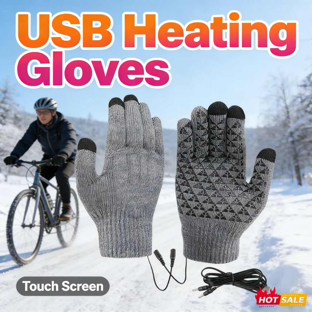 Winter USB Heated Gloves Touch Screen Anti Slip Outdoor Warm Gloves for Skiing Riding Camping Mountaineering Hiking
Winter USB Heated Gloves Touch Screen Anti Slip Outdoor Warm Gloves for Skiing Riding Camping Mountaineering Hiking
