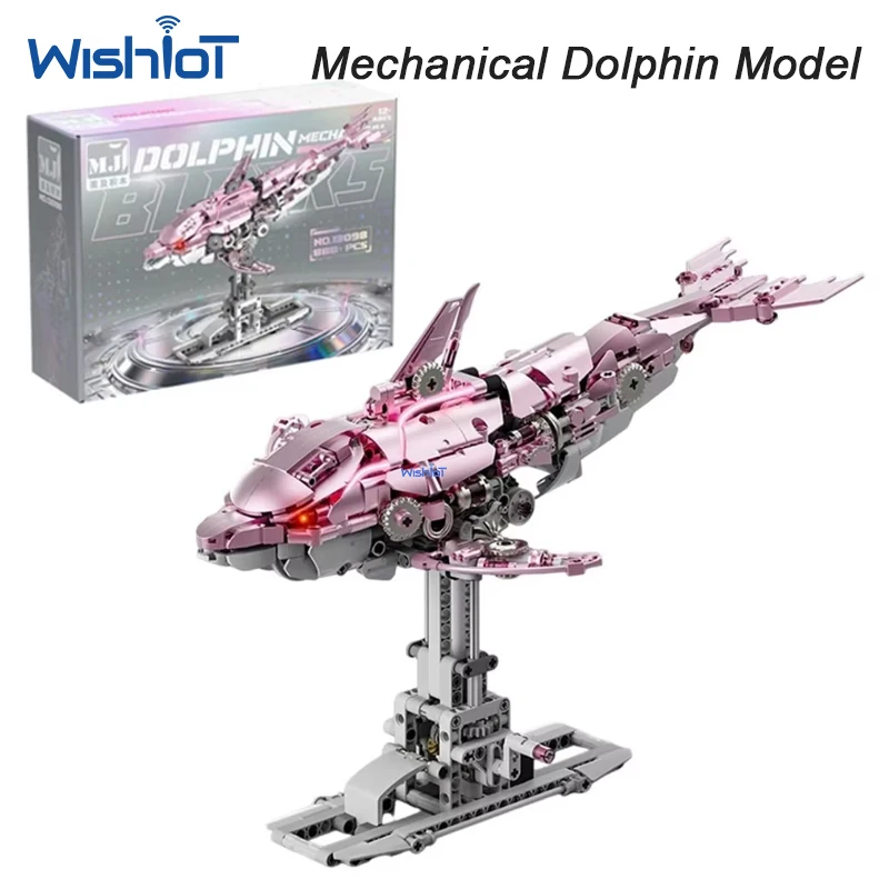 888pcs Mechanical Dolphin Model Kit Building Blocks Cute Animal Assembly Creative DIY Bricks Toy Gift Girl Adults Decor Toys
888pcs Mechanical Dolphin Model Kit Building Blocks Cute Animal Assembly Creative DIY Bricks Toy Gift Girl Adults Decor Toys