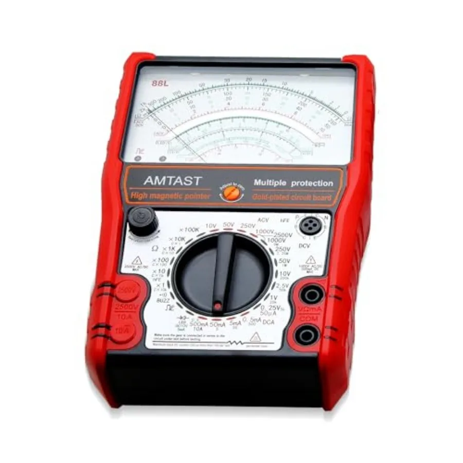 Analog Multimeter Tester Portable Multi Meter Multi Testers for Electrical Applications Pointer Multimeter Measures Voltage Cur
Analog Multimeter Tester Portable Multi Meter Multi Testers for Electrical Applications Pointer Multimeter Measures Voltage Cur