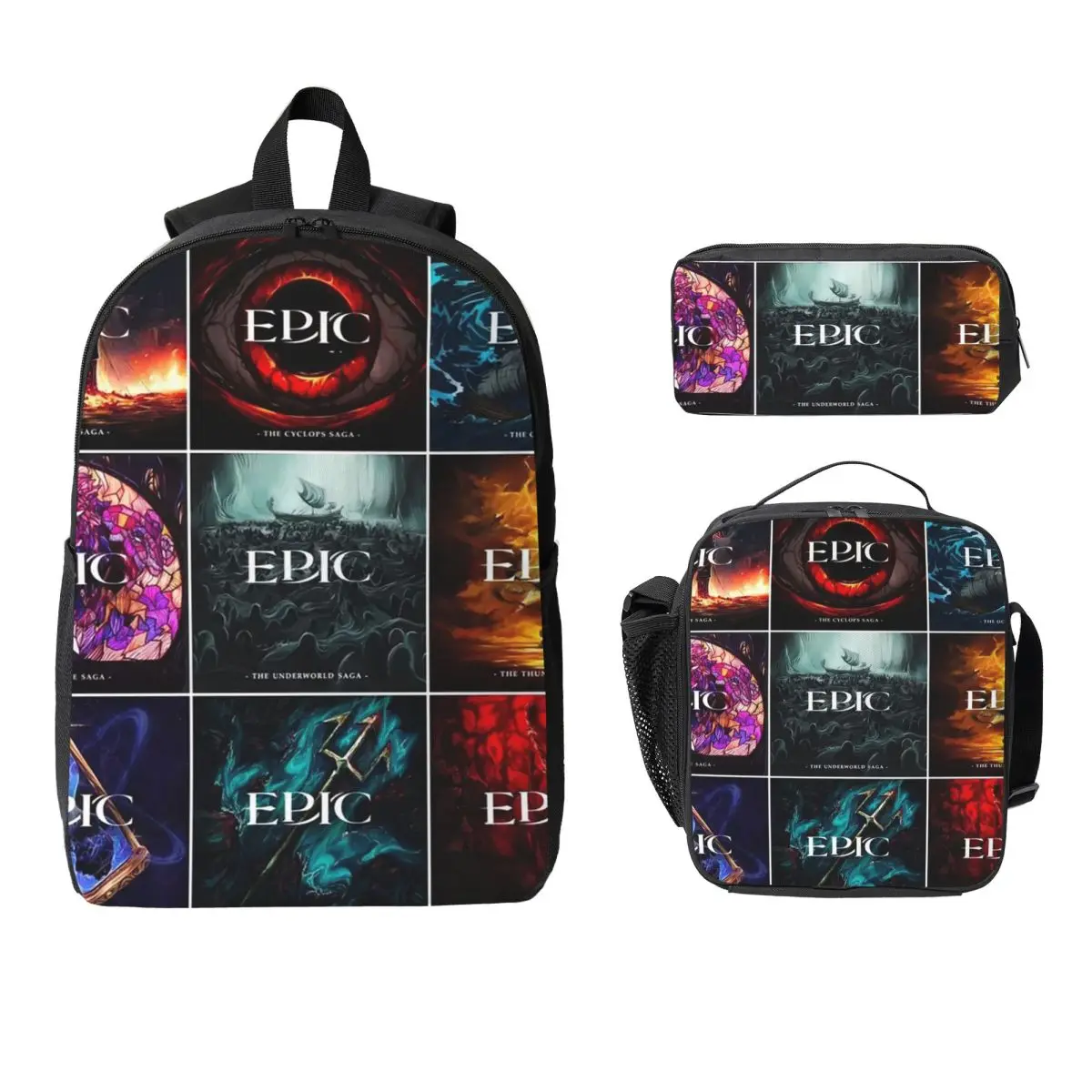 Epic The Musical Saga Covers Backpack Boys Girls BookBag School Bag Laptop Shoulder Bags 3ps Insulated Lunch Bag Pencil Case
Epic The Musical Saga Covers Backpack Boys Girls BookBag School Bag Laptop Shoulder Bags 3ps Insulated Lunch Bag Pencil Case